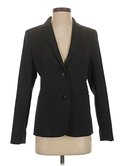 Pre-owned Uniqlo Blazer Jacket In Black