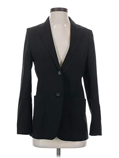 Pre-owned Uniqlo Blazer Jacket In Black
