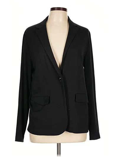 Pre-owned Uniqlo Blazer Jacket In Black