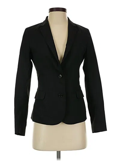 Pre-owned Uniqlo Blazer Jacket In Black
