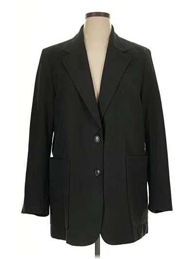 Pre-owned Uniqlo Blazer Jacket In Black