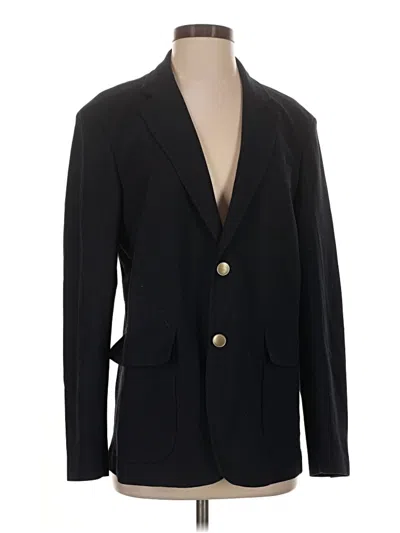 Pre-owned Uniqlo Blazer Jacket In Black