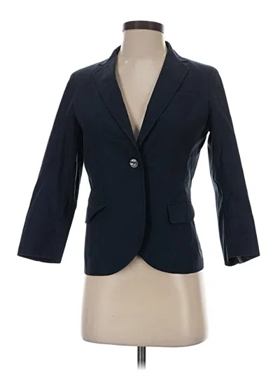 Pre-owned Uniqlo Blazer Jacket In Blue