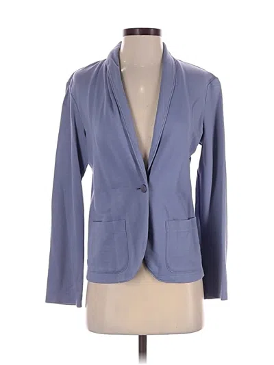 Pre-owned Uniqlo Blazer Jacket In Blue