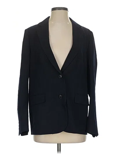 Pre-owned Uniqlo Blazer Jacket In Blue