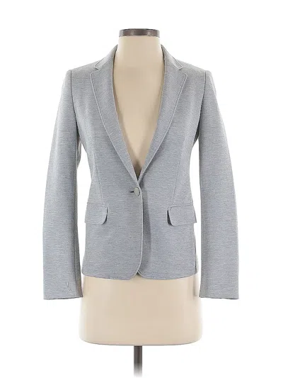 Pre-owned Uniqlo Blazer Jacket In Gray