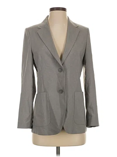Pre-owned Uniqlo Blazer Jacket In Gray
