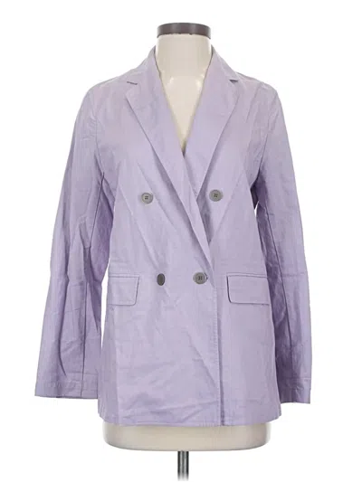 Pre-owned Uniqlo Blazer Jacket In Purple
