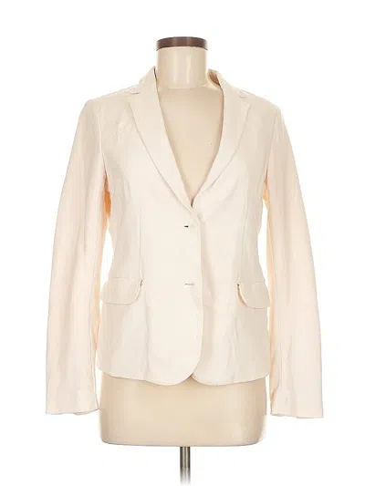 Pre-owned Uniqlo Blazer Jacket In White