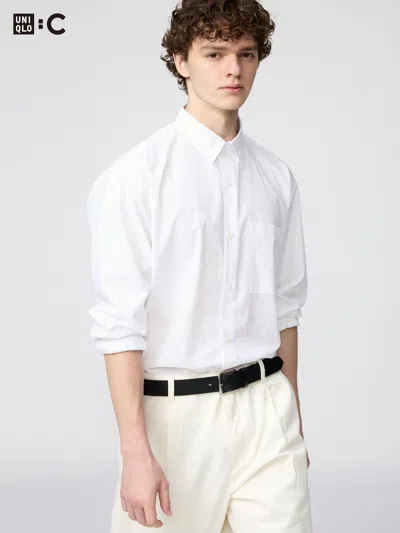 Uniqlo Broadcloth Shirt Regular Collar White Small  Us
