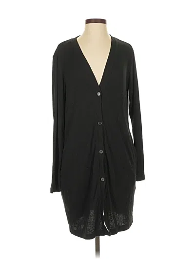 Pre-owned Uniqlo Cardigan Sweater In Black