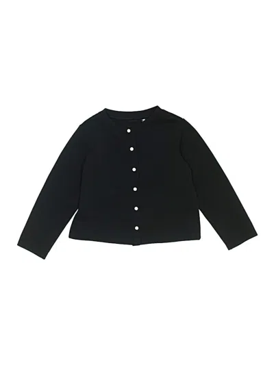 Pre-owned Uniqlo Kids' Cardigan Sweater In Black