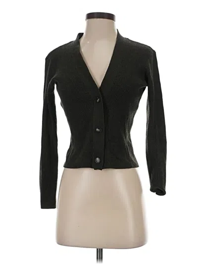 Pre-owned Uniqlo Cardigan Sweater In Black