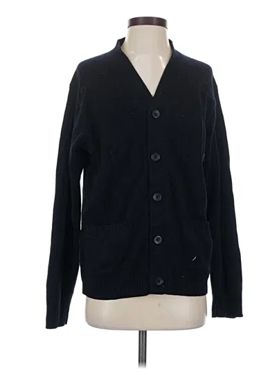 Pre-owned Uniqlo Cardigan Sweater In Black