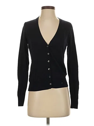 Pre-owned Uniqlo Cardigan Sweater In Black