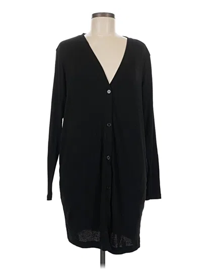 Pre-owned Uniqlo Cardigan Sweater In Black