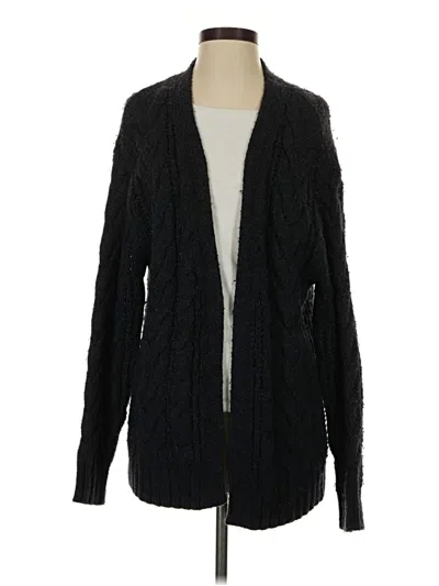 Pre-owned Uniqlo Cardigan Sweater In Black