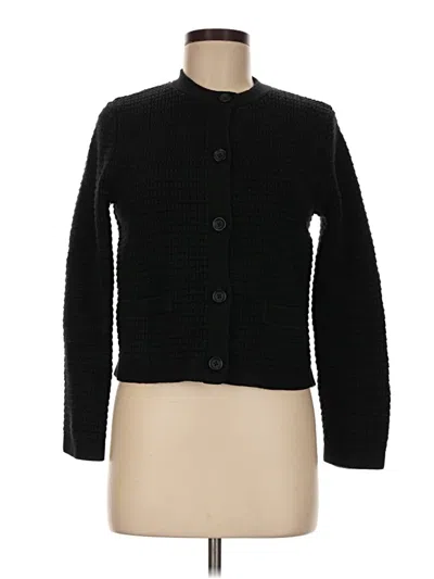 Pre-owned Uniqlo Cardigan Sweater In Black