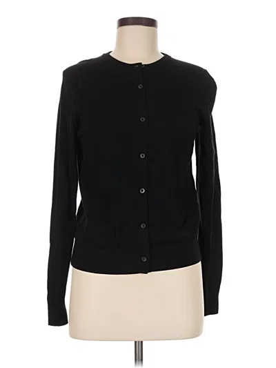 Pre-owned Uniqlo Cardigan Sweater In Black