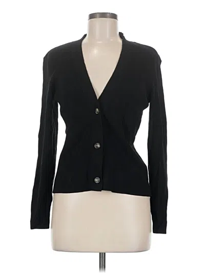 Pre-owned Uniqlo Cardigan Sweater In Black