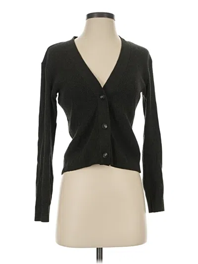 Pre-owned Uniqlo Cardigan Sweater In Black