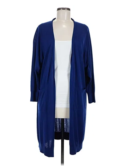 Pre-owned Uniqlo Cardigan Sweater In Blue