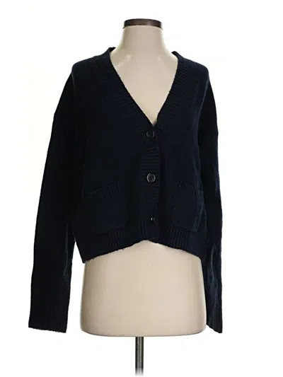 Pre-owned Uniqlo Cardigan Sweater In Blue