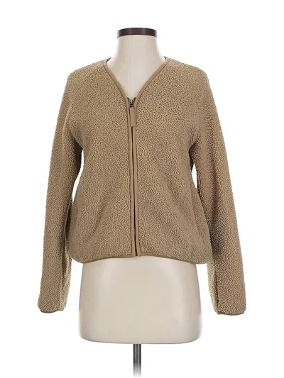 Pre-owned Uniqlo Cardigan Sweater In Brown