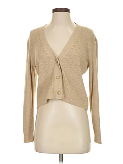 Pre-owned Uniqlo Cardigan Sweater In Brown