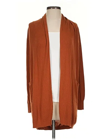 Pre-owned Uniqlo Cardigan Sweater In Brown