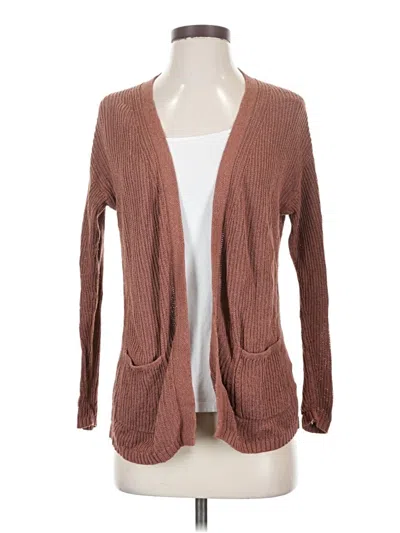 Pre-owned Uniqlo Cardigan Sweater In Brown