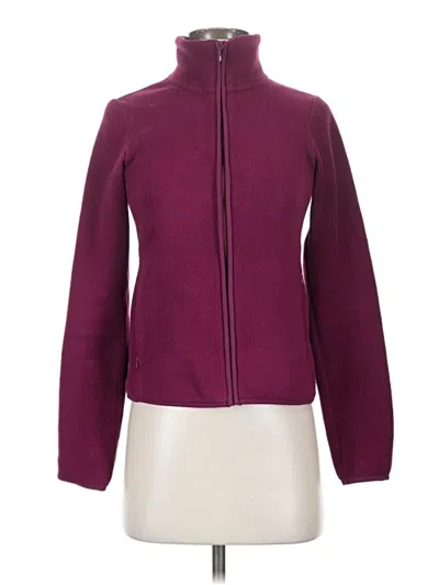 Pre-owned Uniqlo Cardigan Sweater In Burgundy