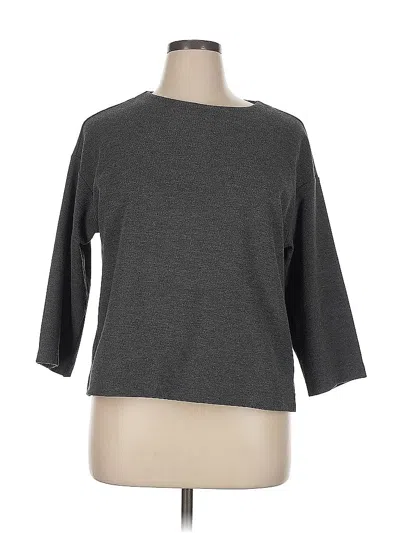 Pre-owned Uniqlo Cardigan Sweater In Gray