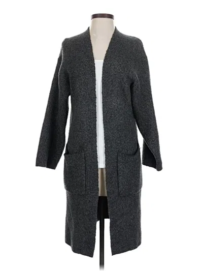 Pre-owned Uniqlo Cardigan Sweater In Gray
