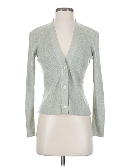 Pre-owned Uniqlo Cardigan Sweater In Gray