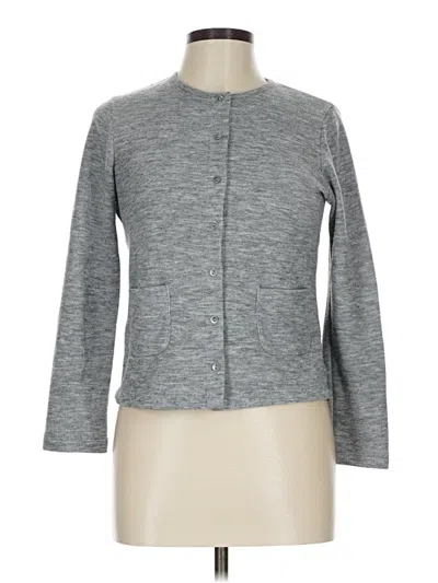 Pre-owned Uniqlo Cardigan Sweater In Gray