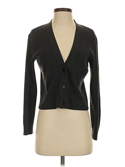 Pre-owned Uniqlo Cardigan Sweater In Gray