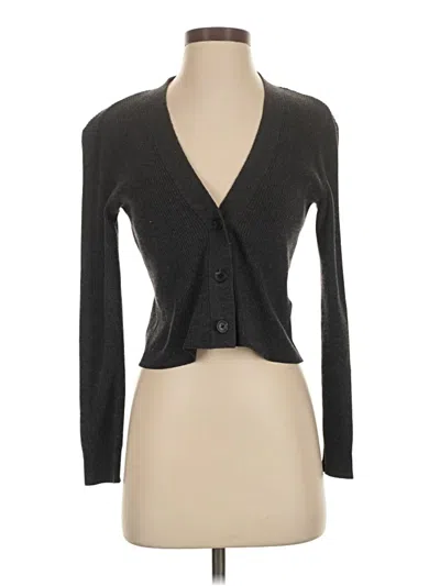 Pre-owned Uniqlo Cardigan Sweater In Gray