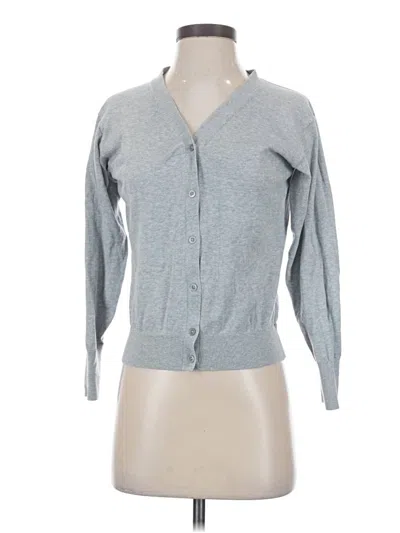 Pre-owned Uniqlo Cardigan Sweater In Gray