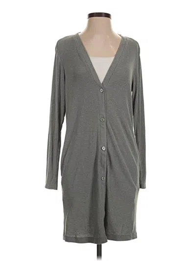 Pre-owned Uniqlo Cardigan Sweater In Gray
