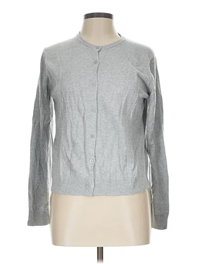 Pre-owned Uniqlo Cardigan Sweater In Gray