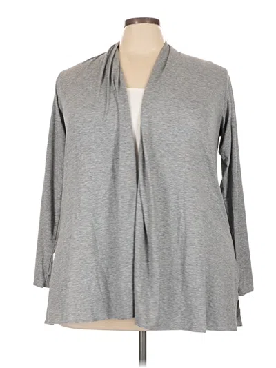 Pre-owned Uniqlo Cardigan Sweater In Gray