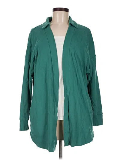 Pre-owned Uniqlo Cardigan Sweater In Green
