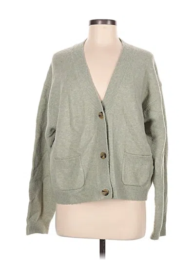 Pre-owned Uniqlo Cardigan Sweater In Green
