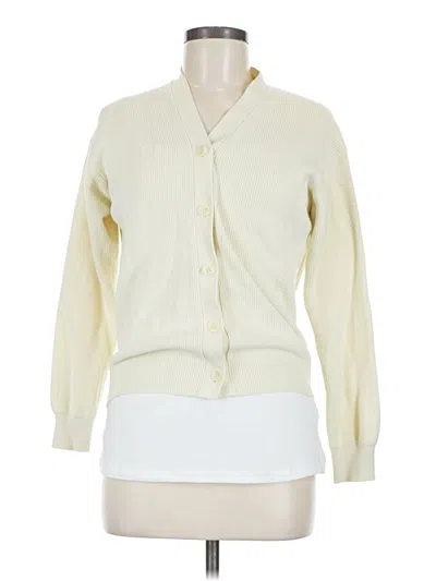Pre-owned Uniqlo Cardigan Sweater In Ivory