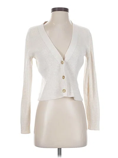 Pre-owned Uniqlo Cardigan Sweater In Ivory