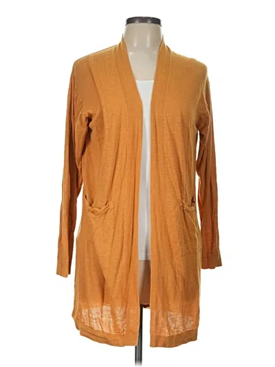 Pre-owned Uniqlo Cardigan Sweater In Orange