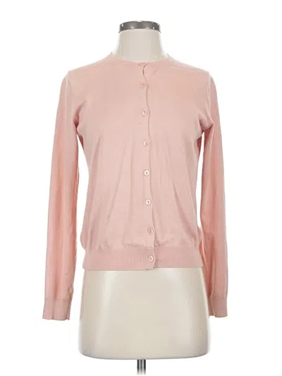 Pre-owned Uniqlo Cardigan Sweater In Pink