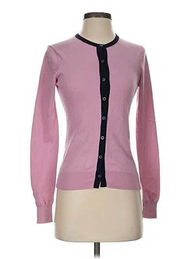 Pre-owned Uniqlo Cardigan Sweater In Pink