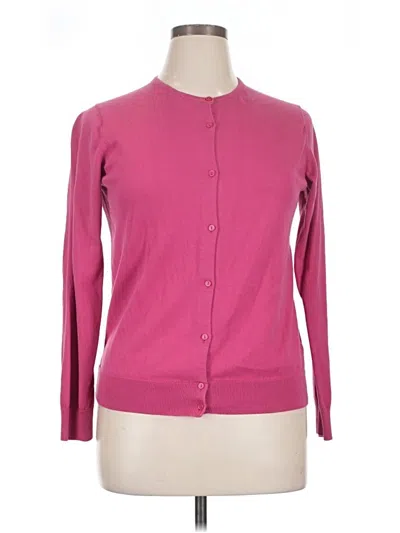 Pre-owned Uniqlo Cardigan Sweater In Pink